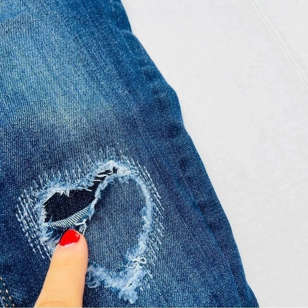 Old Navy Ballerina Heart Raw Hem Denim Jeans